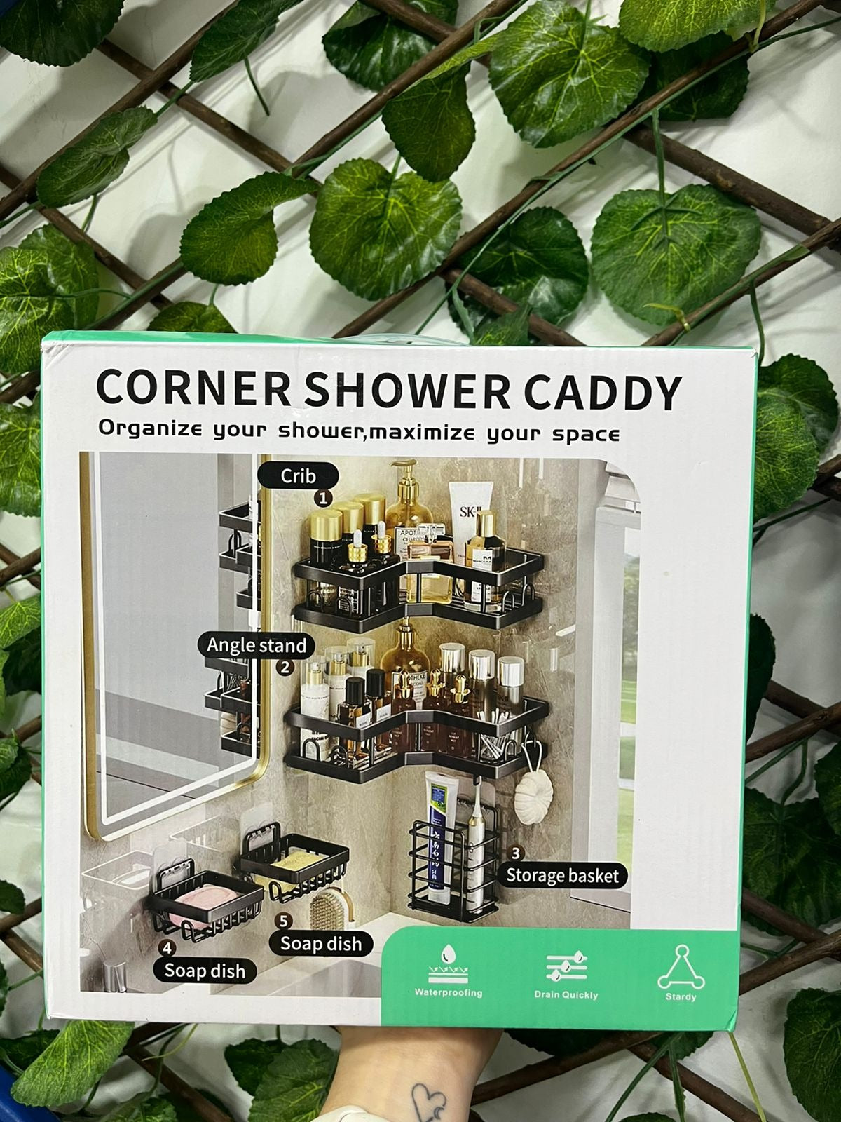 Organizador Esquinero 5 Piezas Para Baño